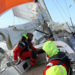 Mitsegeln beim Schwerwettertraining auf der Nordsee